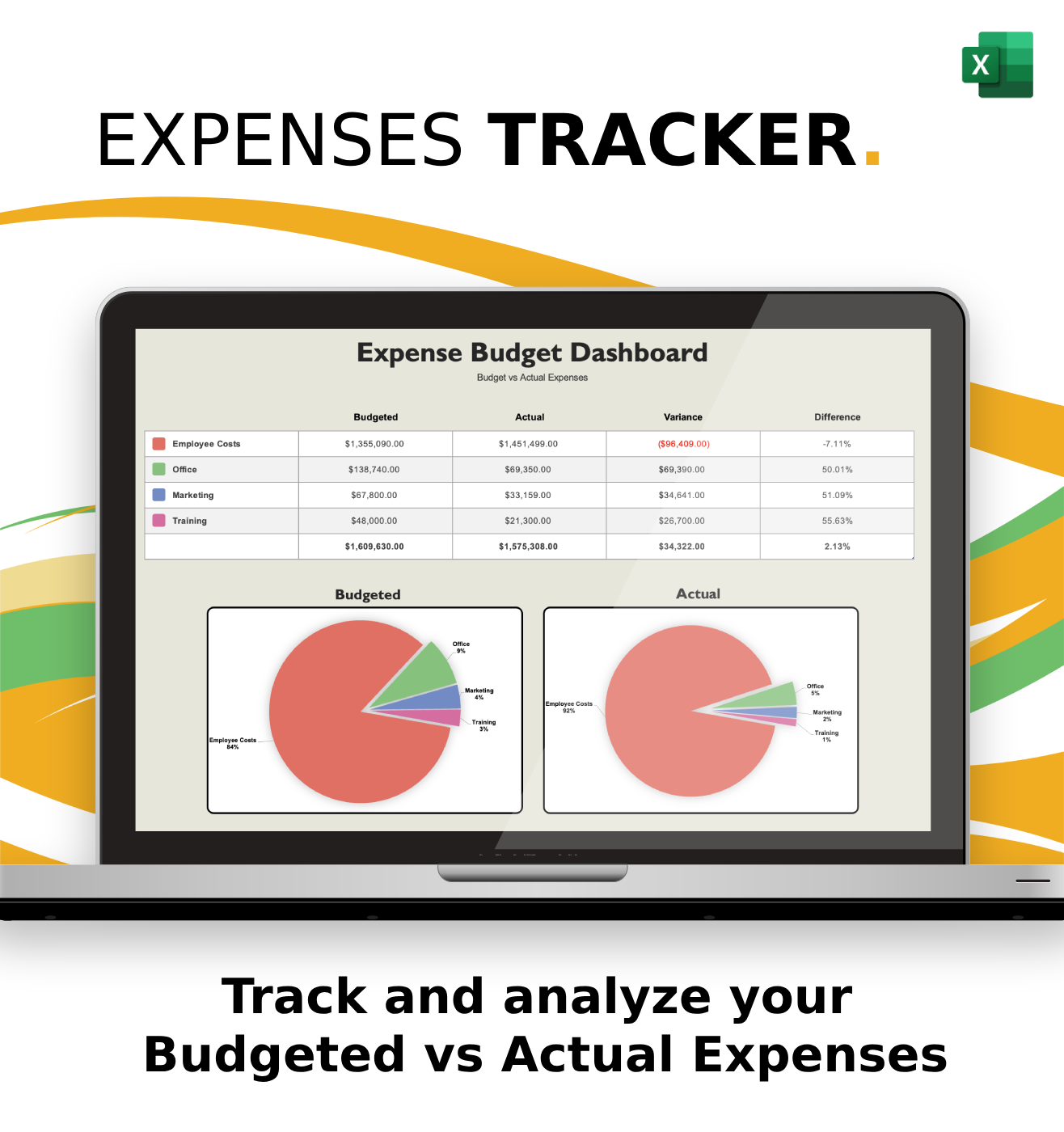 Expenses Tracker for Excel